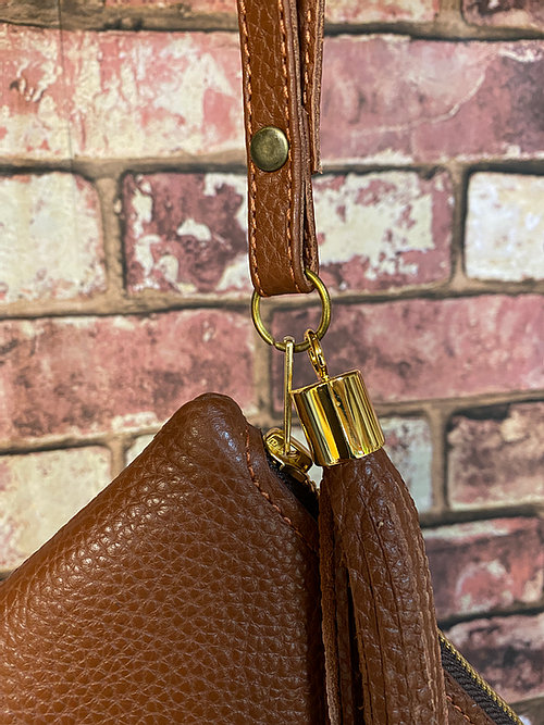 Brown-Soft-leather-clutch-bag-tassel-handmade-sanderson-textured-evening-Brown-tan-clutch-bag 7